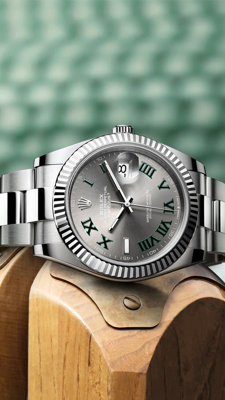 Rolex-Date-Just 42mm silvar
