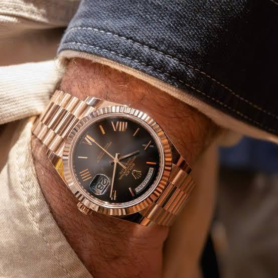 Rolex daydate 40mm Rose Gold Colour