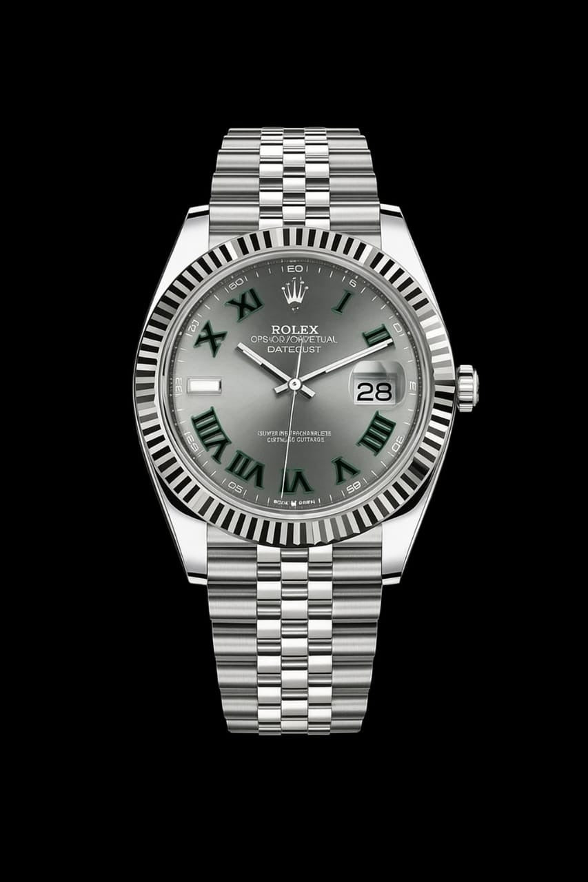 Rolex-Date-Just 42mm silvar