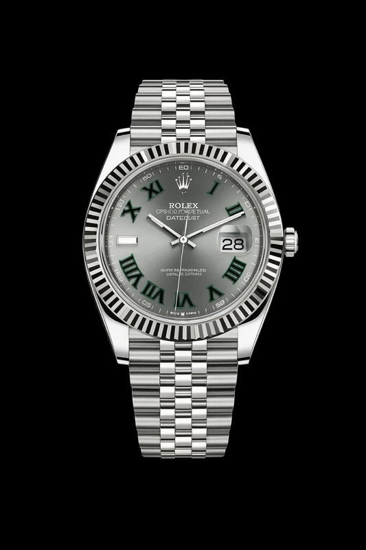 Rolex-Date-Just 42mm silvar