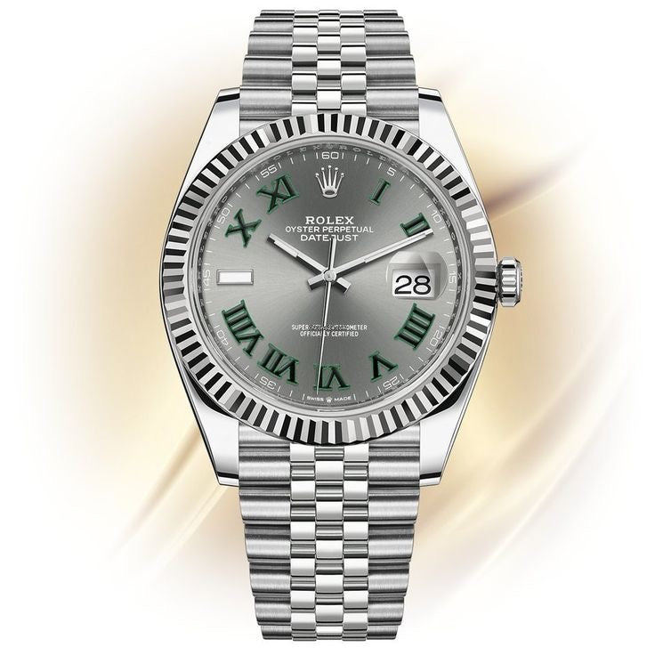 Rolex-Date-Just 42mm silvar