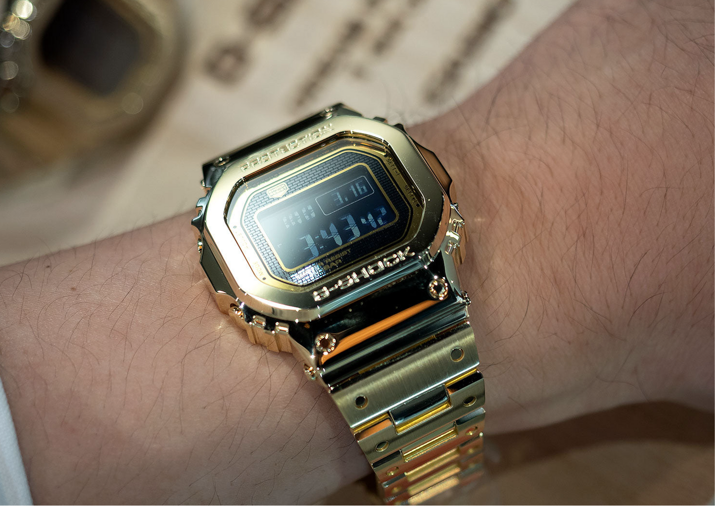G-SHOCK CASIO TOUGH SOLAR GOLD EDITION