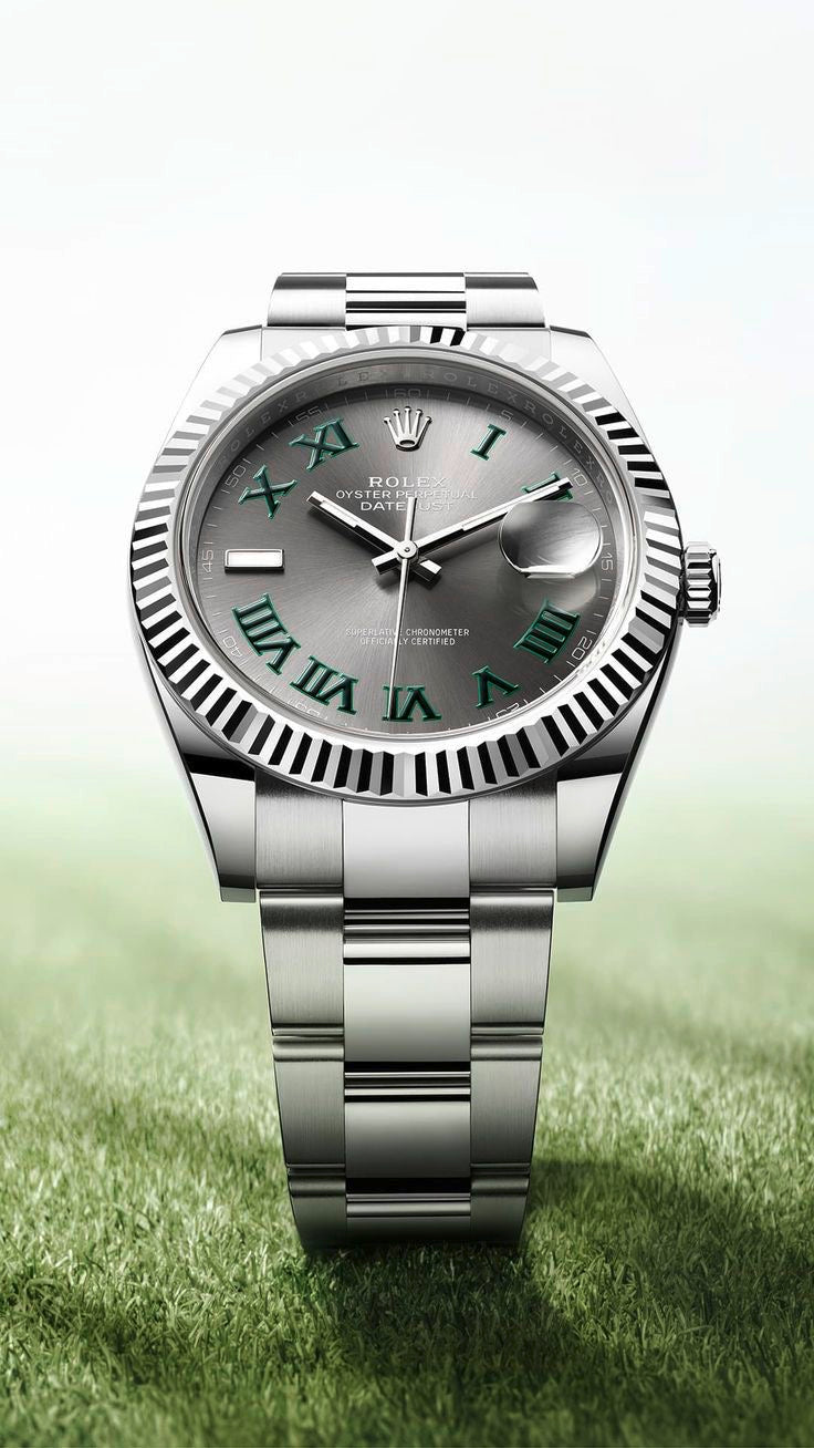 Rolex-Date-Just 42mm silvar